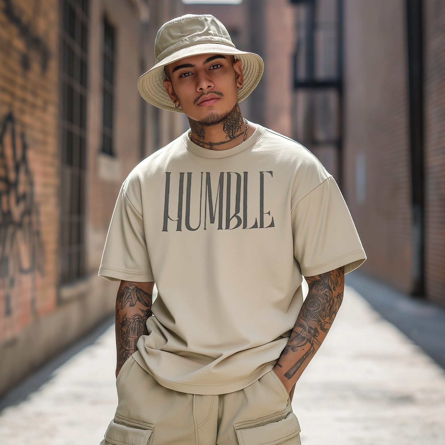 HUMBLE 3D UNISEX HEAVYWEIGHT GSM 255 T-SHIRT