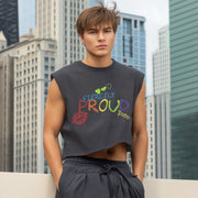 FIERCELY PROUD UNISEX HEAVYWEIGHT GSM 200 SLIGHTLY CROPPED MUSCLE T-SHIRT