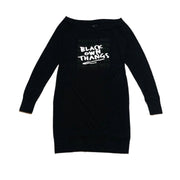 BLACK OWN THANGS HERS SWEATER DRESS
