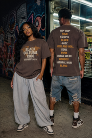 BLACK CULTURAL COOL 3D UNISEX HEAVYWEIGHT GSM 255 T-SHIRT