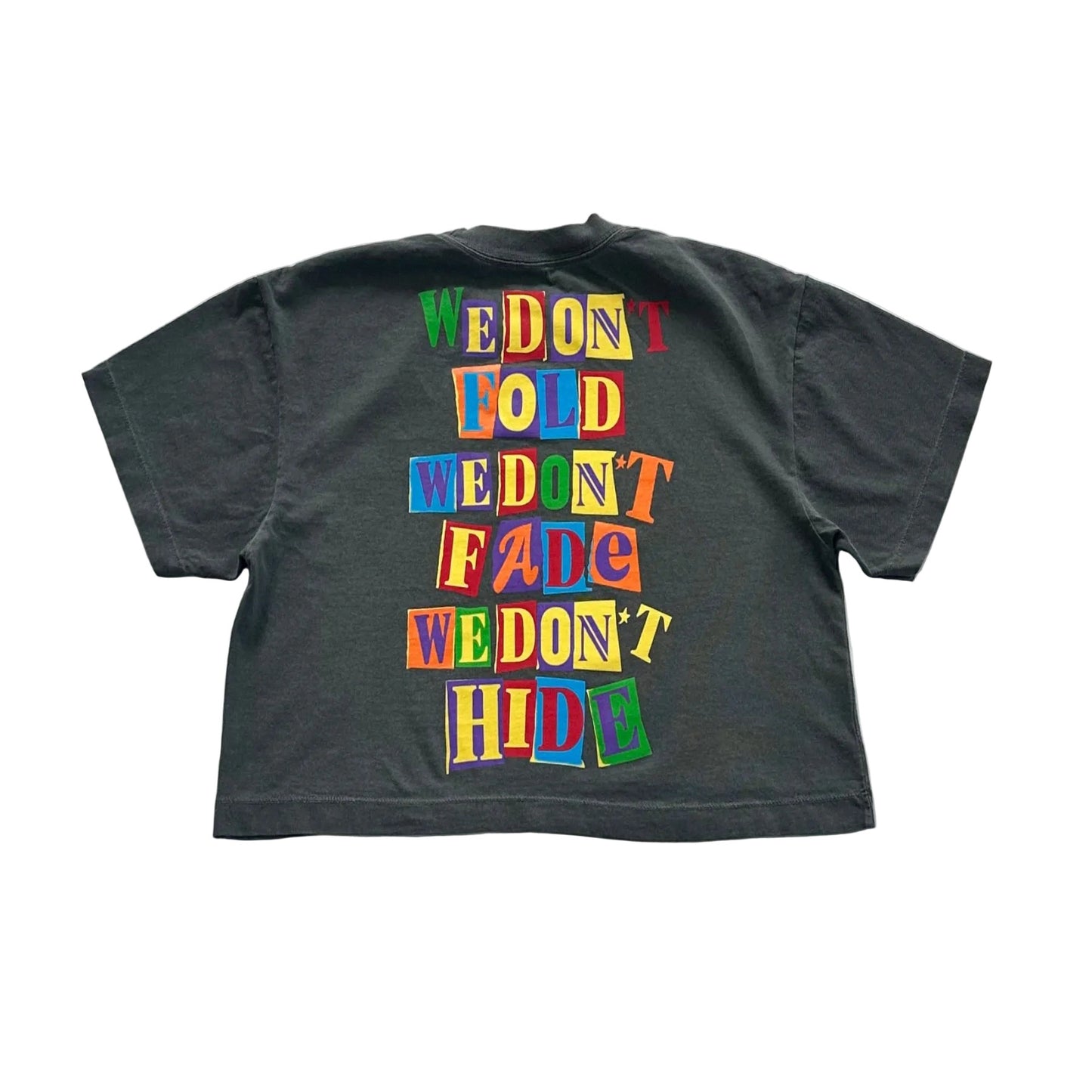 PRIDE CLUB UNISEX HEAVYWEIGHT GSM 200 CROPPED T-SHIRT