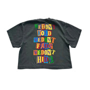 PRIDE CLUB UNISEX HEAVYWEIGHT GSM 200 CROPPED T-SHIRT