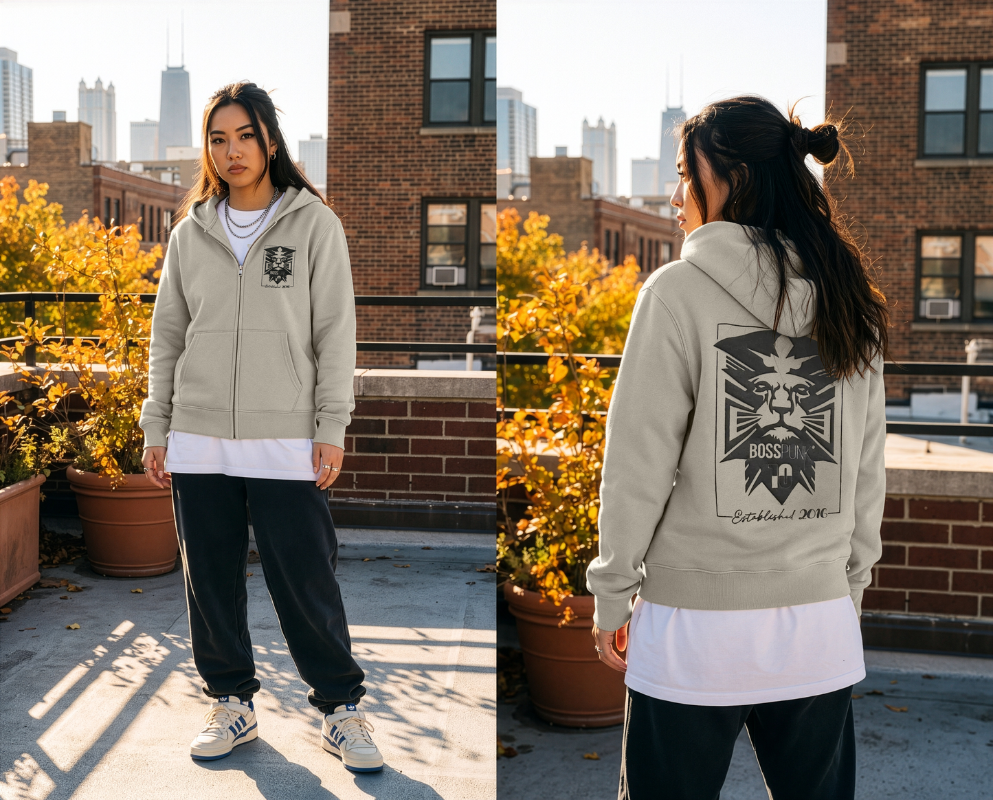 BPSE SIGNATURE LION 10 3D UNISEX HEAVYWEIGHT GSM 340 FULL ZIP HOODIE