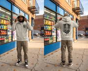BPSE SIGNATURE LION 10 3D UNISEX HEAVYWEIGHT GSM 340 FULL ZIP HOODIE