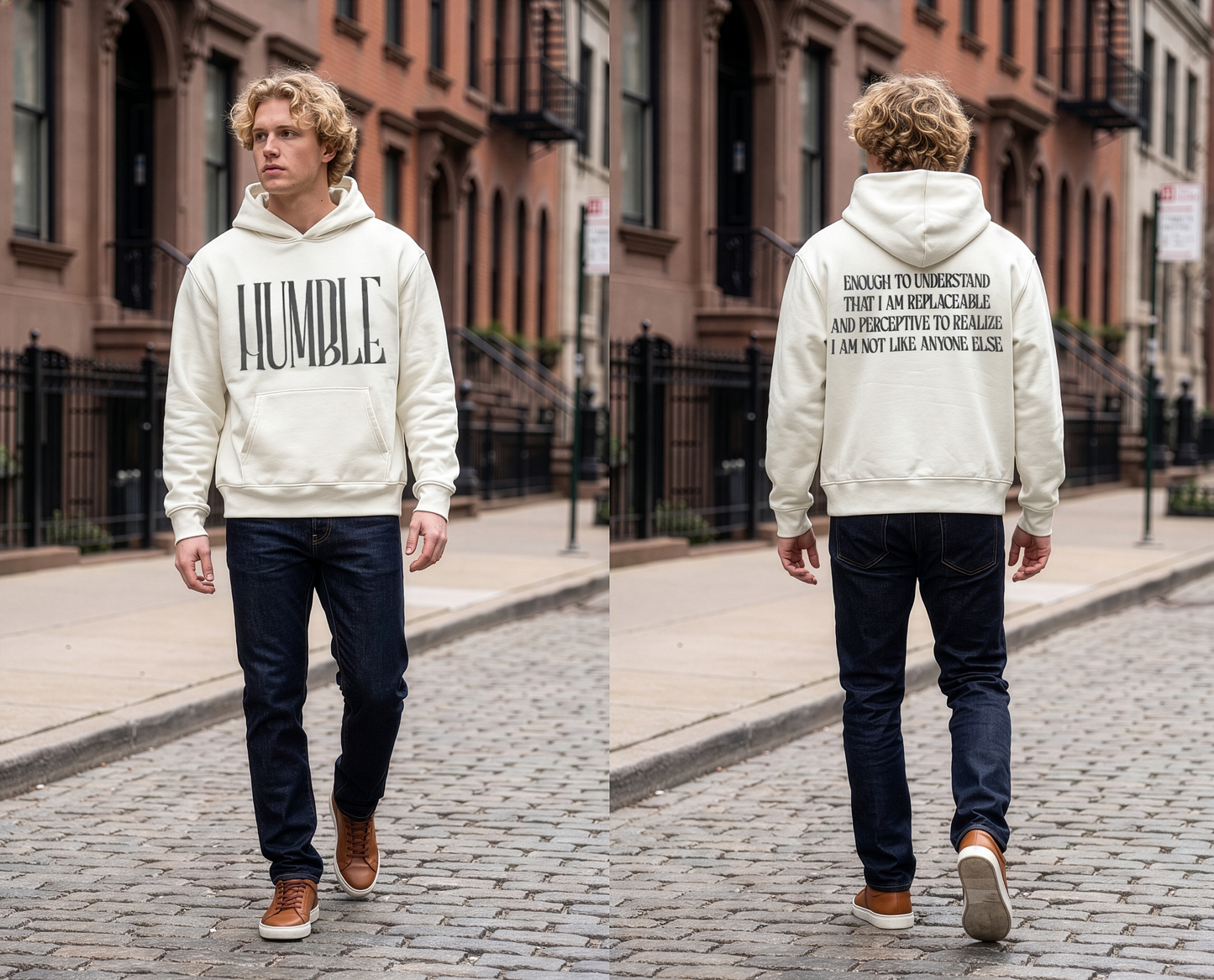 HUMBLE 3D UNISEX HEAVYWEIGHT GSM 340 PULLOVER HOODIE